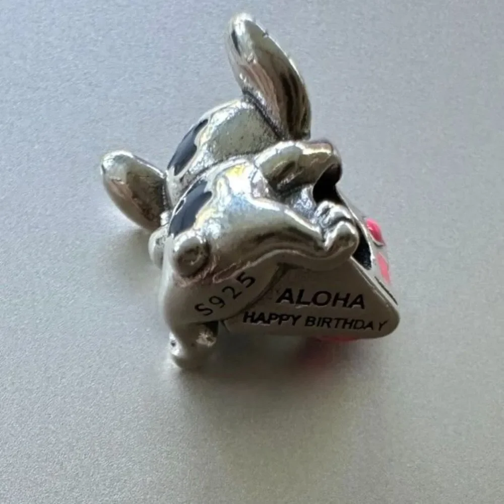 NWOT Lilo & Stitch Birthday Cake Disney x Pandora FIT Silver Charm